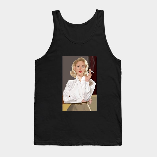 Scarlett Johansson Tank Top by Racoart